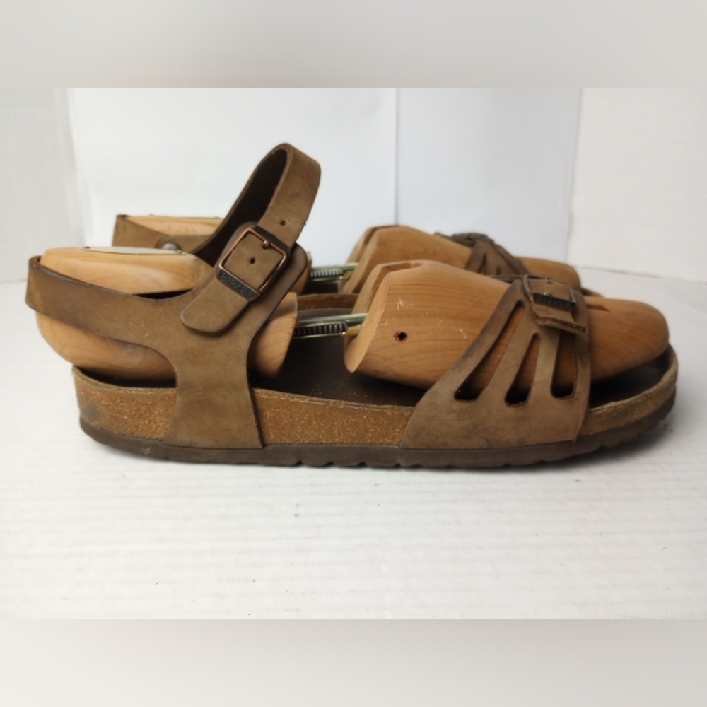 Birkenstock Bali Oiled Habana Leather Sandals, Women Size 11, EU Size 42